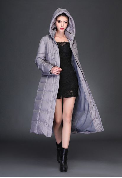 2021 new women white duck down women's winter coat with thick hood jackets parkas long mujer wxf212 75zp, Black
2021 new women white duck down women's winter coat with thick hood jackets parkas long mujer wxf212 75zp, Black
