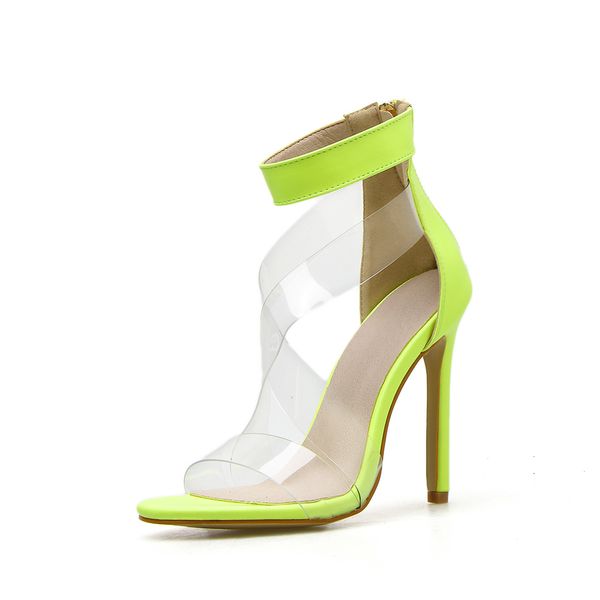 2020 color sweet summer woman sandals toe cross-yellow cord transparent fine high heel thin stilettos buty damskie x66k, Black
2020 color sweet summer woman sandals toe cross-yellow cord transparent fine high heel thin stilettos buty damskie x66k, Black