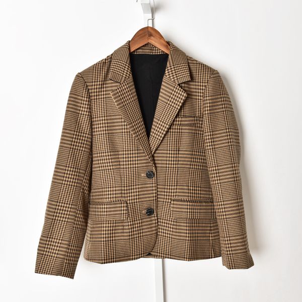 2021 spring long sleeve notched-lapel khaki houndstooth single-breasted woolen blazers women fashion outwear coats s27183298, White;black
2021 spring long sleeve notched-lapel khaki houndstooth single-breasted woolen blazers women fashion outwear coats s27183298, White;black