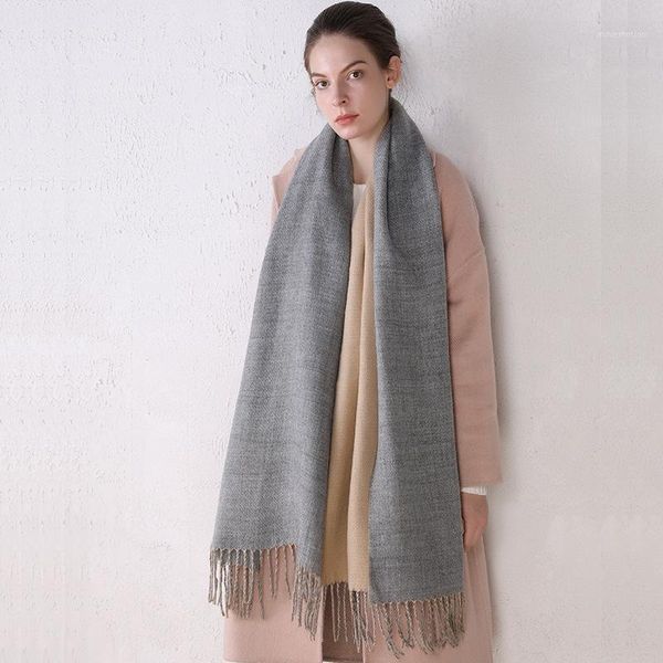 2020 thick warm scarf women's scarves solid color faux cashmere scarf black women's winter extra-large cape hijab1, Blue;gray
2020 thick warm scarf women's scarves solid color faux cashmere scarf black women's winter extra-large cape hijab1, Blue;gray