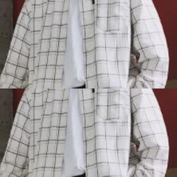 jtfan casual ls116 shirt men 2019 fall new menswear teen student loose plaid shirt c1211, White;black
jtfan casual ls116 shirt men 2019 fall new menswear teen student loose plaid shirt c1211, White;black