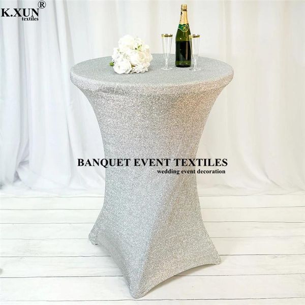 table cloth 1pcs sold shiny sequin spandex cocktail cover for wedding event party decoration
table cloth 1pcs sold shiny sequin spandex cocktail cover for wedding event party decoration