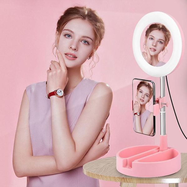 flash heads led adjustable light folding ring mobile phone stand tricolor retractable height makeup online teaching live lamp
flash heads led adjustable light folding ring mobile phone stand tricolor retractable height makeup online teaching live lamp