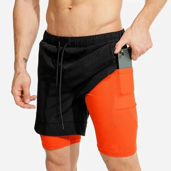 running shorts men's fitness remote two-layer quick drying trouser gym skinny fashionable outdoor male clothing 20211, Black;blue
running shorts men's fitness remote two-layer quick drying trouser gym skinny fashionable outdoor male clothing 20211, Black;blue
