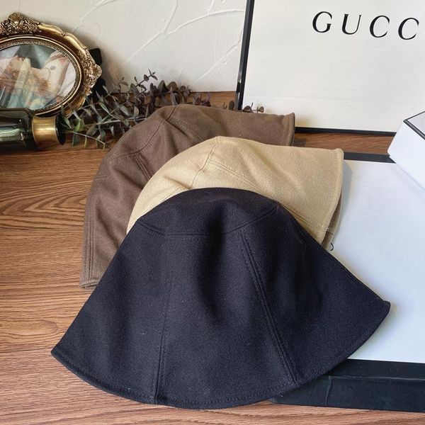 Japanese Small Designer's Pure Color Retro Bucket Cap Basin Hat Fashion Street Men And Women Cotton Fisherman Hat Trend, Blue;gray
Japanese Small Designer's Pure Color Retro Bucket Cap Basin Hat Fashion Street Men And Women Cotton Fisherman Hat Trend, Blue;gray