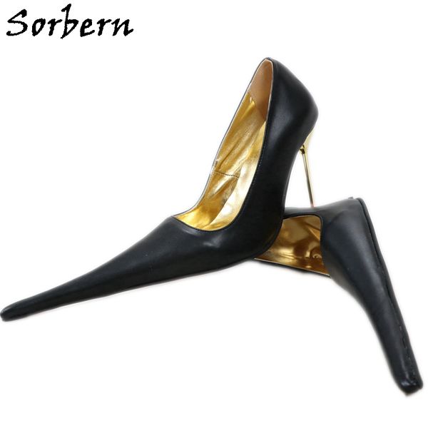 sorbern 12cm gold cigarette heels pump shoes women long pointed toe slip on ladies party shoes formal shoes for women custom, Black
sorbern 12cm gold cigarette heels pump shoes women long pointed toe slip on ladies party shoes formal shoes for women custom, Black