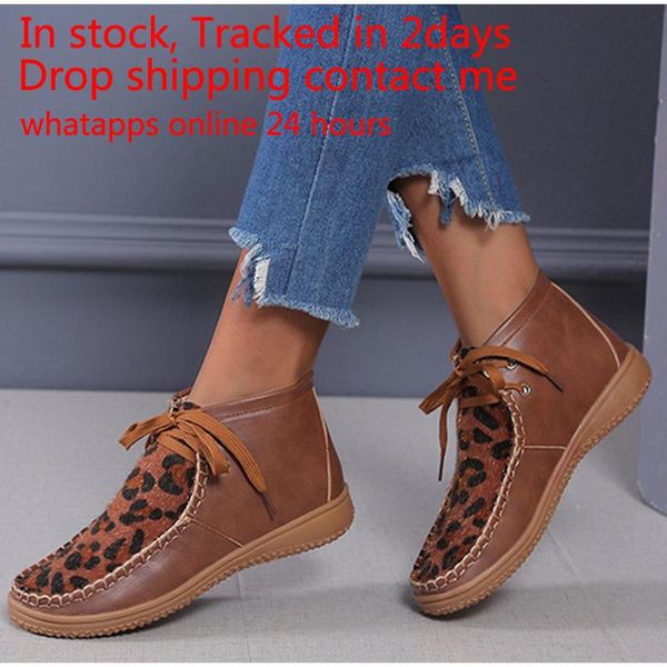 boots women leopard ankle female cross tied pu leather sewing shoes ladies non-slip lace up short boot casual comfort, Black
boots women leopard ankle female cross tied pu leather sewing shoes ladies non-slip lace up short boot casual comfort, Black