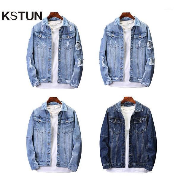 kstun denim jacket men jeans jackets streetwear light blue jackets casual loose fit outwear coats oversized plus size jacket men1, Black;brown
kstun denim jacket men jeans jackets streetwear light blue jackets casual loose fit outwear coats oversized plus size jacket men1, Black;brown
