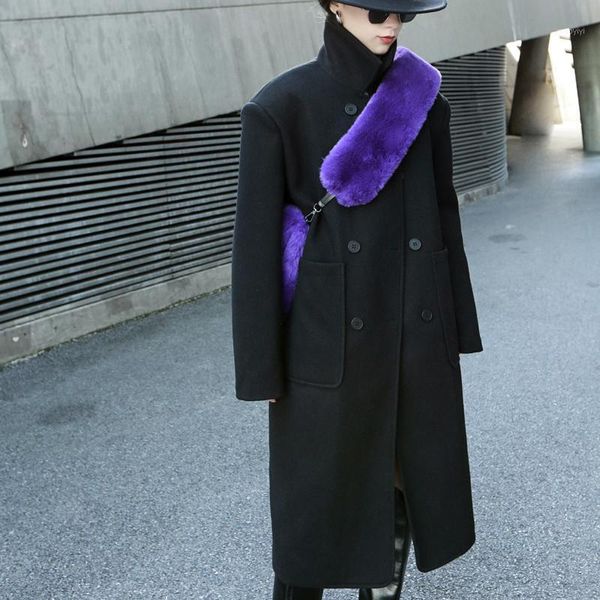 johnature streetwear thickened double breasted winter coat women 2020 new simple solid color turn-down collar long black coats1
johnature streetwear thickened double breasted winter coat women 2020 new simple solid color turn-down collar long black coats1