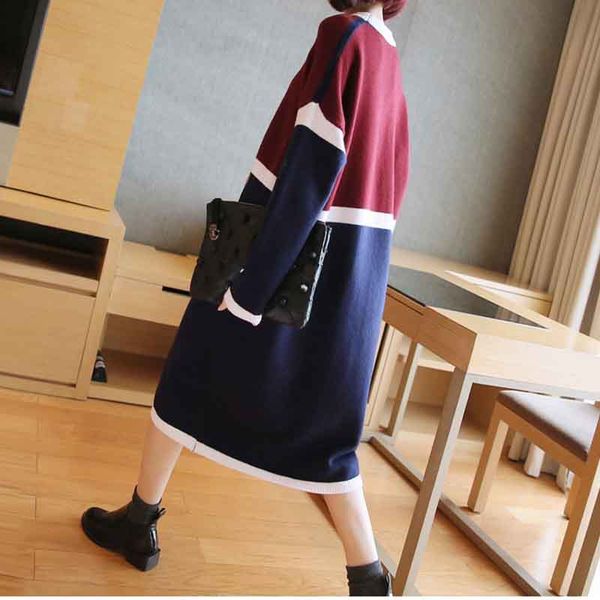 women designers clothes 2020 fashion wholesale contrast color medium style round collar long sleeve loose type render winter dresses women, Black;gray
women designers clothes 2020 fashion wholesale contrast color medium style round collar long sleeve loose type render winter dresses women, Black;gray