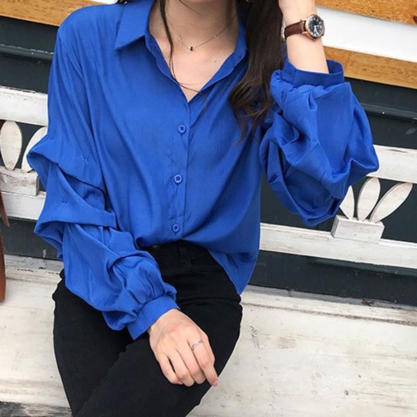 women's blouses & shirts weixinbuy arrived 2021 spring blouse women long sleeved shirt female fashion loose office lady clothing1, White
women's blouses & shirts weixinbuy arrived 2021 spring blouse women long sleeved shirt female fashion loose office lady clothing1, White