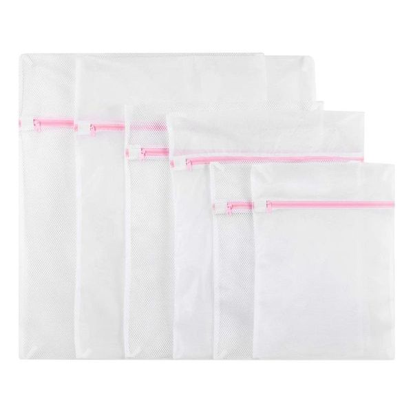 6pcs laundry bag washing home use underwear bra wash bag thickening fine mesh wash machine special mesh set
6pcs laundry bag washing home use underwear bra wash bag thickening fine mesh wash machine special mesh set