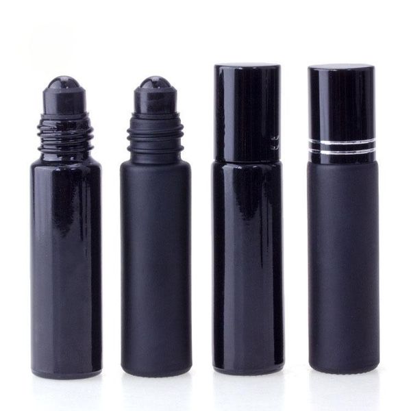 matte black roll on glass bottle 10ml empty roller perfume bottles with gemstone ball and black cap
matte black roll on glass bottle 10ml empty roller perfume bottles with gemstone ball and black cap