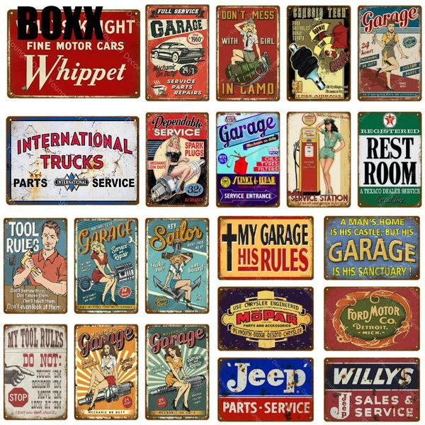 car trucks motor service metal tin signs garage tool rules decor vintage wall art painting decorative plaque art poster
car trucks motor service metal tin signs garage tool rules decor vintage wall art painting decorative plaque art poster