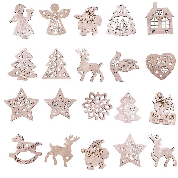 christmas decorations 10pcs wooden pendants house angel star snowflake design creative xmas tree hanging decor for party kids favors
christmas decorations 10pcs wooden pendants house angel star snowflake design creative xmas tree hanging decor for party kids favors