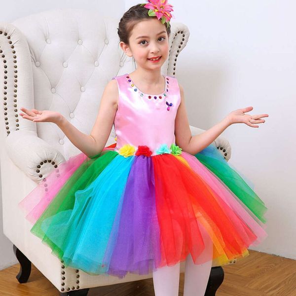princs colorful performance girl's children's pengpeng kindergarten chorus drs chine dance gauze skirt, Blue
princs colorful performance girl's children's pengpeng kindergarten chorus drs chine dance gauze skirt, Blue