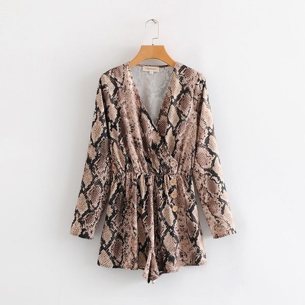 women fashion cross v neck snake skin print elastic waist playsuits ladies animal pattern casual slim overalls trousers ds1798 y200904, Black;white
women fashion cross v neck snake skin print elastic waist playsuits ladies animal pattern casual slim overalls trousers ds1798 y200904, Black;white