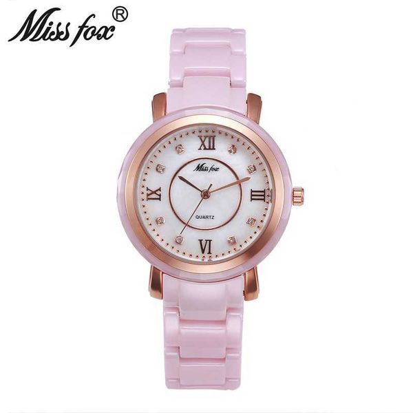 leisure malishi alloy quartz watch ceramic circular spiral crown watch quartz watch, Slivery;brown
leisure malishi alloy quartz watch ceramic circular spiral crown watch quartz watch, Slivery;brown