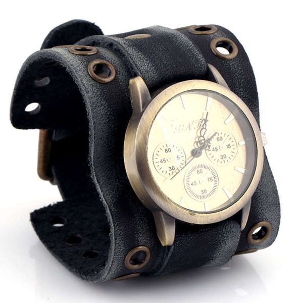 men's bracelet watch w01435 watch punk personalized leather bracelet watch, Slivery;brown
men's bracelet watch w01435 watch punk personalized leather bracelet watch, Slivery;brown