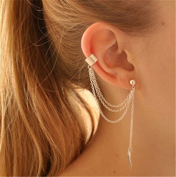 1 шт. новый панк mujer brincos girl leaf chain plach dong tassel ear clip clip серьги для женских ювелирных украшений буцбышки pendientes bi, Golden
1 шт. новый панк mujer brincos girl leaf chain plach dong tassel ear clip clip серьги для женских ювелирных украшений буцбышки pendientes bi, Golden