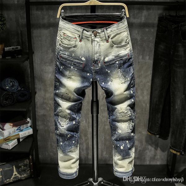 2021 new brand fashion luxury designer men's jeans square jeans black men's designer super tight men jeans de designer pour hommes, Blue
2021 new brand fashion luxury designer men's jeans square jeans black men's designer super tight men jeans de designer pour hommes, Blue