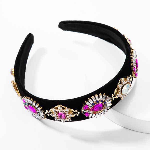 high-end boutique hair accessories noble style glass diamond diamond flower cloth hair band wide edge super flash headband, Silver
high-end boutique hair accessories noble style glass diamond diamond flower cloth hair band wide edge super flash headband, Silver