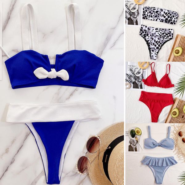 new women bikini set two pieces swimsuit ruffle leopard print beachwear push up swimwear style two
new women bikini set two pieces swimsuit ruffle leopard print beachwear push up swimwear style two