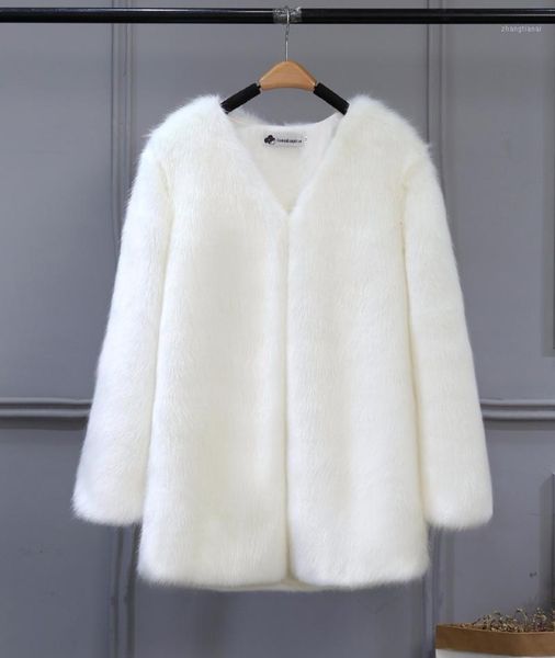 folobe vintage pure colors womens' winter warm faux fur long coat jacket outwear long sleeve jacet wp0241, Black 
folobe vintage pure colors womens' winter warm faux fur long coat jacket outwear long sleeve jacet wp0241, Black