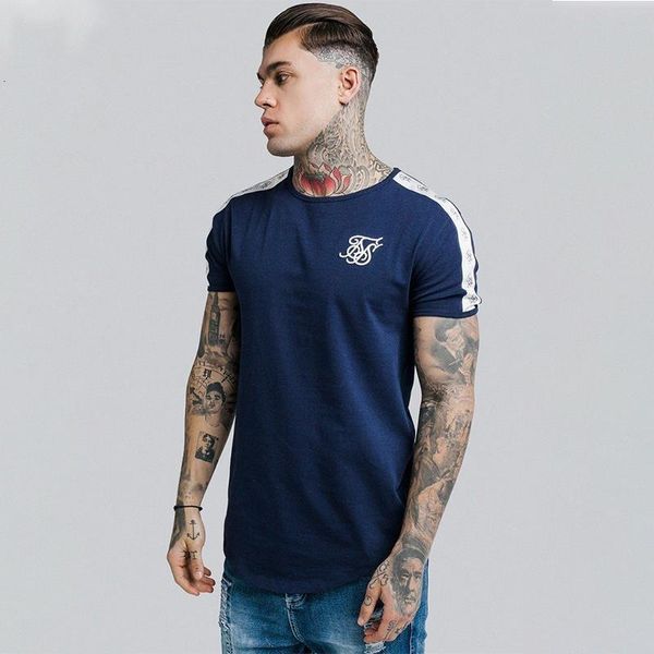 men's casual t shirt sik silk hip hop shirts streetwear male t-shirt siksilk 2021 brand silk silk men clothing, White;black 
men's casual t shirt sik silk hip hop shirts streetwear male t-shirt siksilk 2021 brand silk silk men clothing, White;black