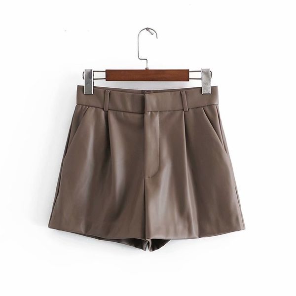 2021 new fall europe and the united states' pu leather leisure female factory wholesale shorts gols, White;black
2021 new fall europe and the united states' pu leather leisure female factory wholesale shorts gols, White;black