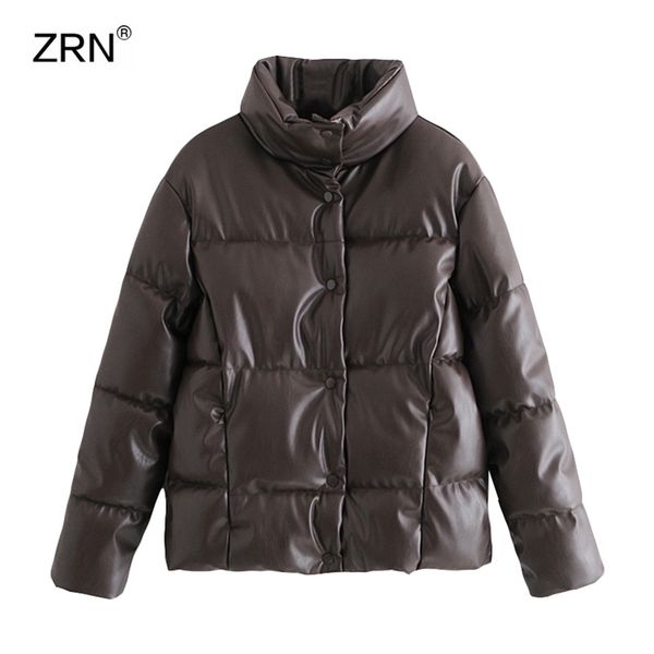 zrn winter women thick faux leather jacket coat fashion casual loose solid outwear female oversize warm parka mujer 201214, Black
zrn winter women thick faux leather jacket coat fashion casual loose solid outwear female oversize warm parka mujer 201214, Black