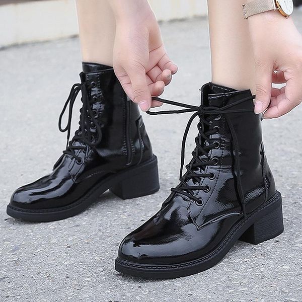 winter boots women luxury pu leather boots women lace-up ankle zipper shoes 2020 fashion rubber for, Black
winter boots women luxury pu leather boots women lace-up ankle zipper shoes 2020 fashion rubber for, Black