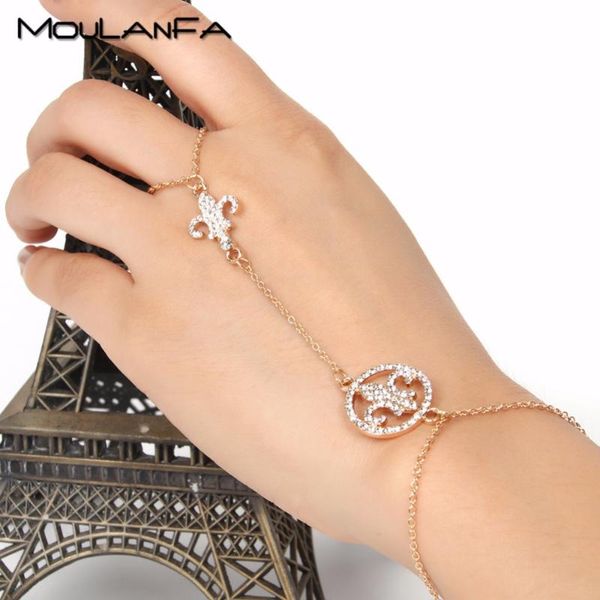 charm bracelets moulanfa style crystal wishes hand bangle for lady gold color party jewelry handchain finger bracelet, Golden;silver
charm bracelets moulanfa style crystal wishes hand bangle for lady gold color party jewelry handchain finger bracelet, Golden;silver