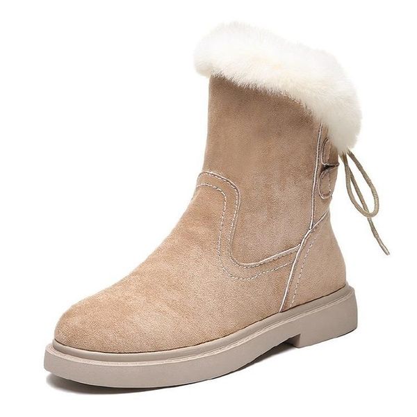 boots 2021 snow women's warm tie suede non-slip and thick bottom short cotton shoes children womens ankle, Black
boots 2021 snow women's warm tie suede non-slip and thick bottom short cotton shoes children womens ankle, Black