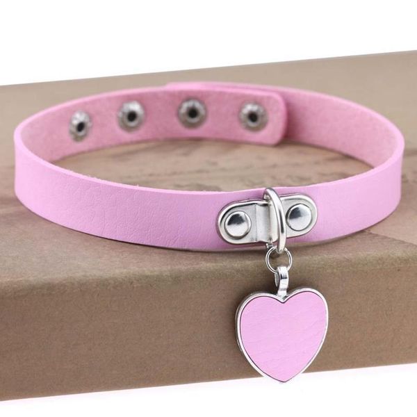 fashion punk gothic leather choker necklace heart studded spike rivet buckle collar funky torques necklace women qyliyz, White
fashion punk gothic leather choker necklace heart studded spike rivet buckle collar funky torques necklace women qyliyz, White