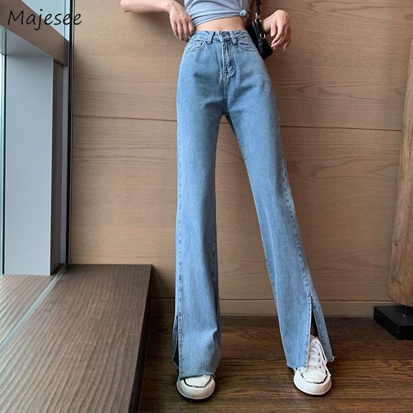jeans women high waist mopping length side slit wide leg trousers womens casual elegant femme female all-match feminino 2020 hot, Blue
jeans women high waist mopping length side slit wide leg trousers womens casual elegant femme female all-match feminino 2020 hot, Blue