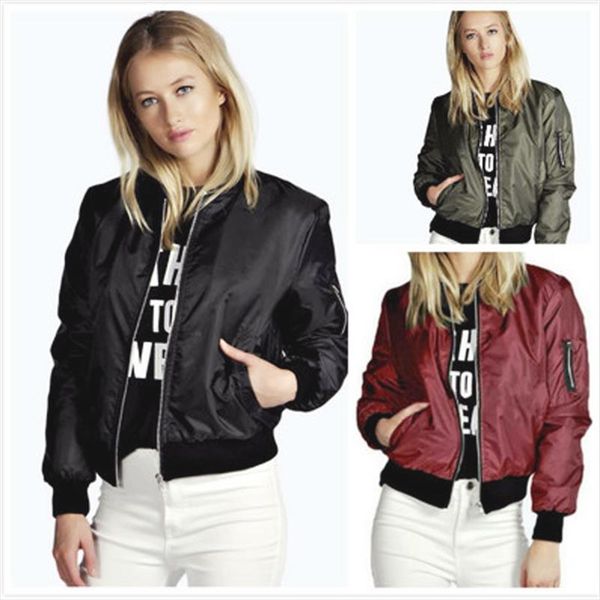 2020 spring autumn thin jackets women solid casual bomber jacket female outerwear stand collar long sleeve slim jacket coat, Black;brown
2020 spring autumn thin jackets women solid casual bomber jacket female outerwear stand collar long sleeve slim jacket coat, Black;brown