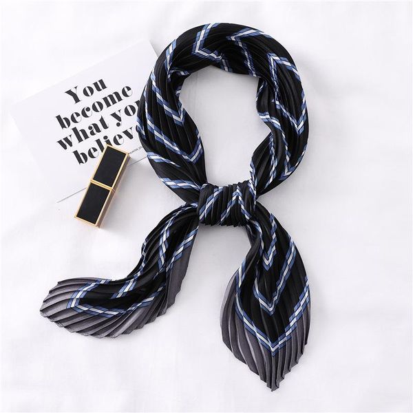 yishine pleated square scarf small silk neck wear for women crumple fashion stripes crinkle print foulard female handkerchief, Blue;gray
yishine pleated square scarf small silk neck wear for women crumple fashion stripes crinkle print foulard female handkerchief, Blue;gray