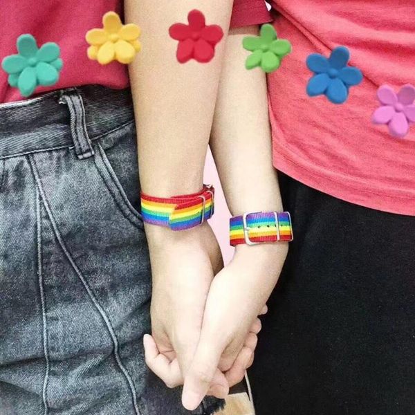 charm bracelets fashion men women rainbow watch band bracelet wristband versatile couple, Golden;silver
charm bracelets fashion men women rainbow watch band bracelet wristband versatile couple, Golden;silver