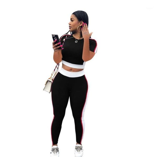 new casual womens 2 piece set solid short sleeve t shirts and skinny pants women tracksuit1, White
new casual womens 2 piece set solid short sleeve t shirts and skinny pants women tracksuit1, White