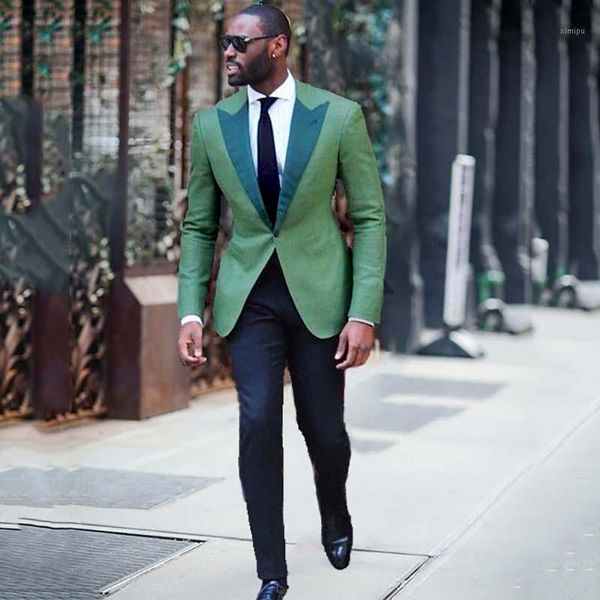 2020 green men suits for wedding wide peaked lapel slim fit prom party groom tuxedo handsome men suits 2 piece jacket+pants1, White;black
2020 green men suits for wedding wide peaked lapel slim fit prom party groom tuxedo handsome men suits 2 piece jacket+pants1, White;black