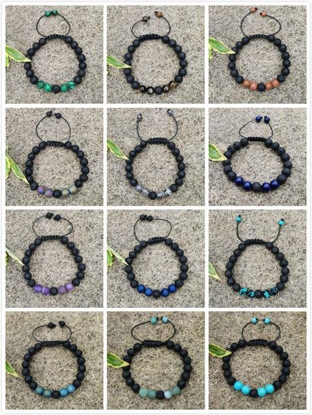 20 styles dropship tiger eyes spar adjustable bracelet black lava stone skeleton beaded bracelets for men women pulseras hombre1, Golden;silver
20 styles dropship tiger eyes spar adjustable bracelet black lava stone skeleton beaded bracelets for men women pulseras hombre1, Golden;silver