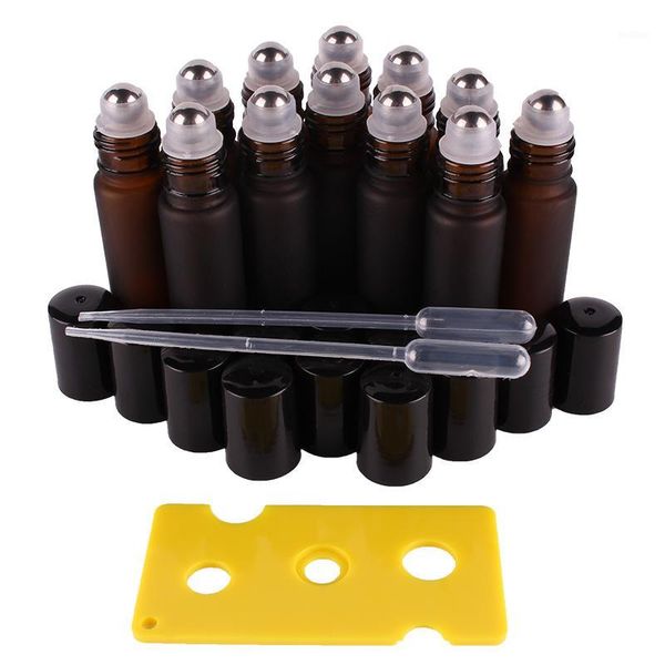 12pcs 10ml amber essential oil frosted glass roll on bottles vials with stainless steel roller ball for perfume1
12pcs 10ml amber essential oil frosted glass roll on bottles vials with stainless steel roller ball for perfume1