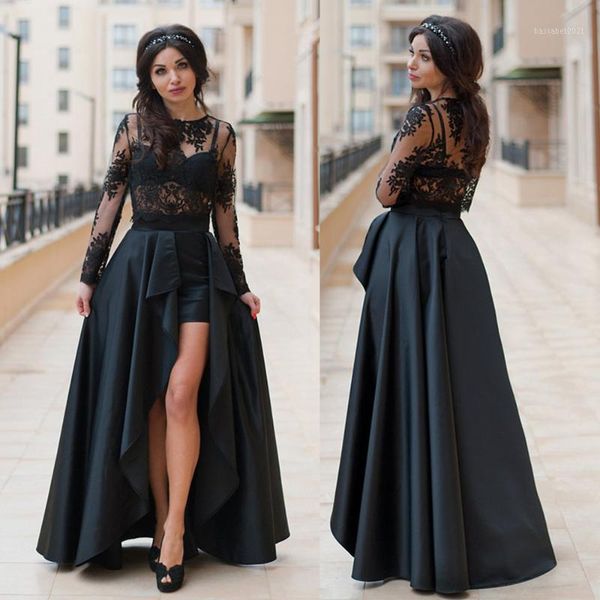 party dresses long lace crop and prom maxi skirt 2 piece high low dress elegant set 20211, White;black
party dresses long lace crop and prom maxi skirt 2 piece high low dress elegant set 20211, White;black