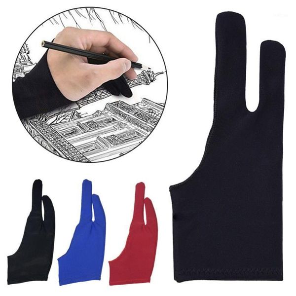artist drawing glove for any graphics drawing tablet black 2 finger anti-fouling both for right and left hand black size1, Black;red
artist drawing glove for any graphics drawing tablet black 2 finger anti-fouling both for right and left hand black size1, Black;red