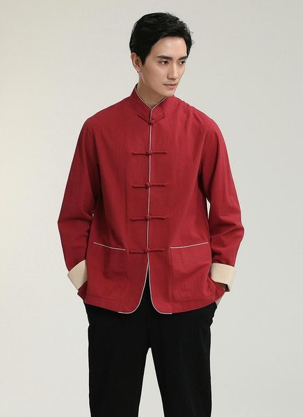 men's jackets chinese style chaquetas hombre cotton house tang suit shirt overalls long-sleeved costume, Black;brown
men's jackets chinese style chaquetas hombre cotton house tang suit shirt overalls long-sleeved costume, Black;brown