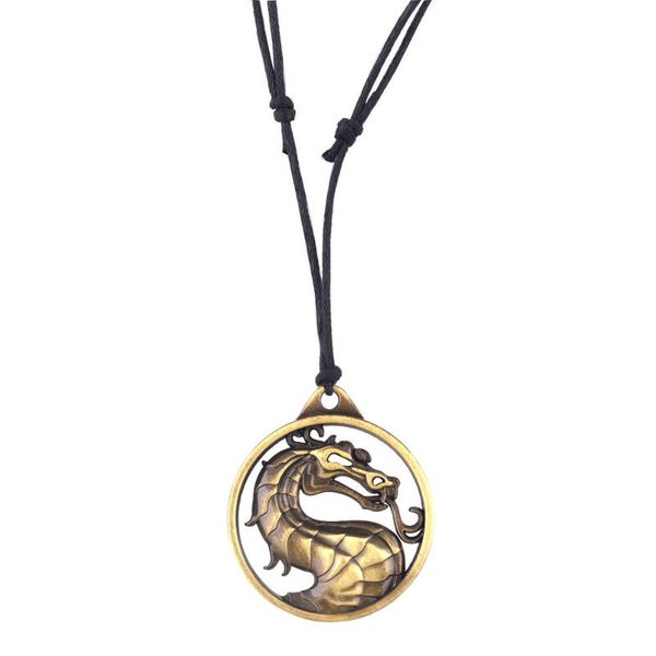 pendant necklaces vintage dragon charm movie necklace fighting games mortal kombat, Silver
pendant necklaces vintage dragon charm movie necklace fighting games mortal kombat, Silver