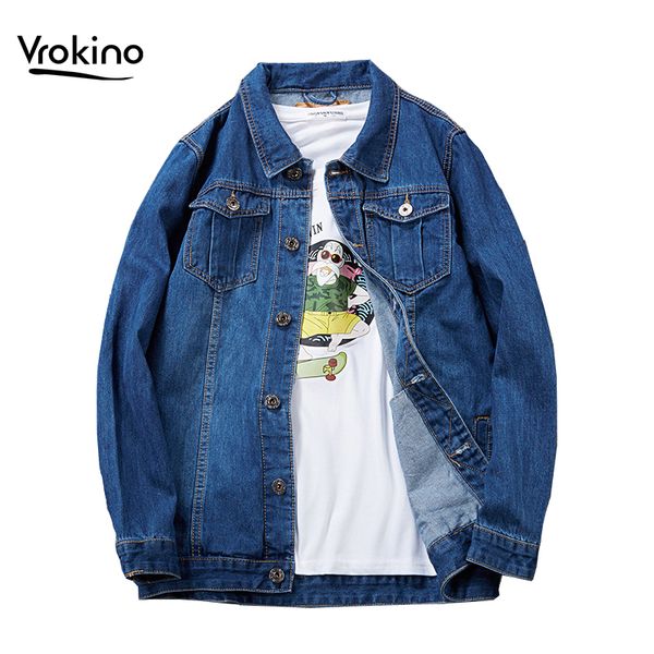 7xl 8xl autumn and winter new style men's large size denim jacket casual gold style personality fashion denim shirt male 201028, Black;brown
7xl 8xl autumn and winter new style men's large size denim jacket casual gold style personality fashion denim shirt male 201028, Black;brown