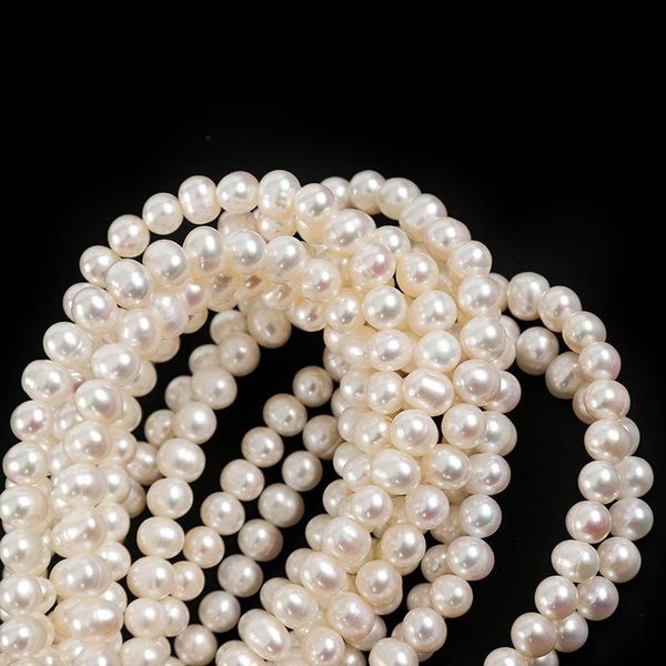 freshwater pearl necklace round shape with size 7-8mm perfect luster for jewelry diy loose pearl strands, Silver
freshwater pearl necklace round shape with size 7-8mm perfect luster for jewelry diy loose pearl strands, Silver