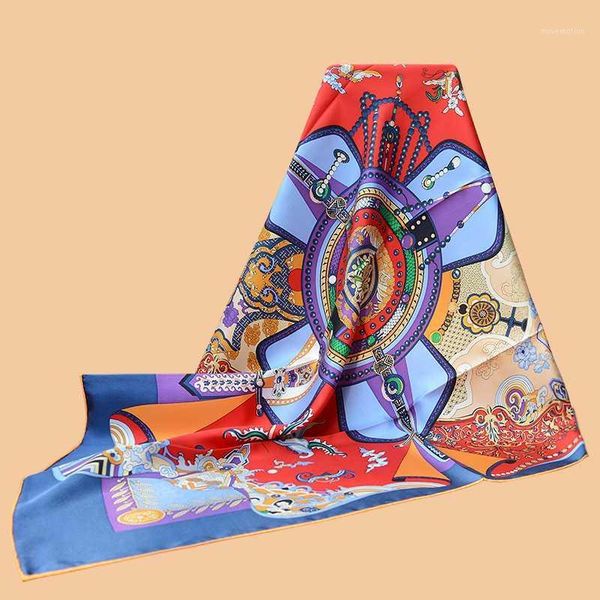 HuaJun 2 Store|| The old version returns a small amount of 90 silk twill square towel Taiwan printing hand curling1, Blue;gray
HuaJun 2 Store|| The old version returns a small amount of 90 silk twill square towel Taiwan printing hand curling1, Blue;gray